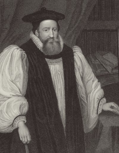 Porträt von George Abbot (1562-1633), Erzbischof von Canterbury von English School